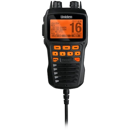Remote Mic F/UM725 VHF Radios - Black